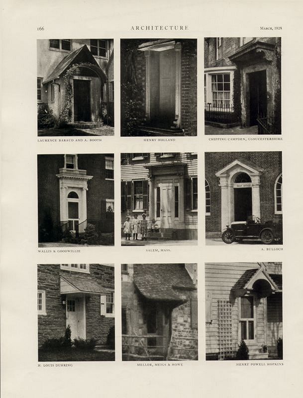 architecture portfolio layout. 1928 DOOR HOODS quot;PORTFOLIOquot;,