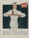 vintage art deco coca-cola ad, bellhop