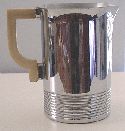 vintage Chase Chrome Art Deco pitcher with bakelite handle