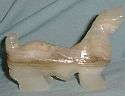 vintage dachshund dog AGATE DACHSHUND FIGURINE $8.50