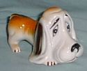 vinatge porcelian Bassett figurine, hound dog