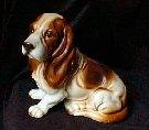 vintage Bassett hound figurine