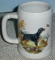 Gordon Setter mug stein made by McCoy