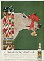 vintage Borzoi WOLFSCHMIDT'S VODKA MAGAZINE AD, Russina Wolfhound