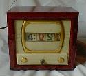 vintage digital clock, bakelite